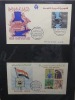UAR Ägypten FDCs ab 1953 besammelt über 150 Stück im Ringbinder #LY694