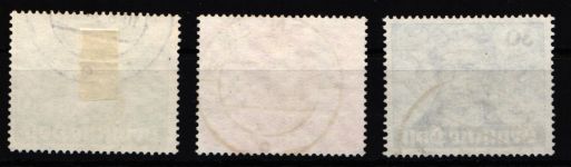 Berlin 61-63 gestempelt Nr. 62 mit Vollstempel #KU539