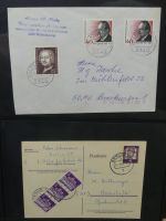 Berlin schönes Lot Briefe und Marken im Leuchtturm Binder #LY430
