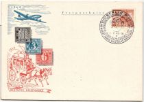 Berlin 43 auf Postkarte Ersttag Markenheftchen #KY822