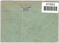 Berlin 141, 183 auf Brief als Mehrfachfrankatur Rohrpost Berlin #KY854