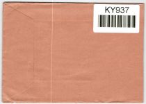 Alliierte Besetzung Freistempel auf Brief Gebühr bezahlt #KY937