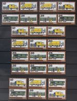 DDR W Zd 362-W Zd 369 und S Zd 149-S Zd 156 postfrisch #KZ329