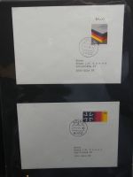 BRD Bund prall gefüllter Ordner Bedarfsbriefe im Leitz-Ordner #LY789