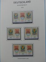BRD Bund ab 1975 ** besammelt auf selbstgestalteten Seiten #LY823
