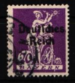 Deutsches Reich 122 IV gestempelt geprüft Bauer BPP #KY284