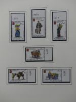 Belgien 1975-1990 postfrisch besammelt auf selbstgestalteten Seiten #LY824