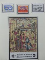Belgien 1975-1990 postfrisch besammelt auf selbstgestalteten Seiten #LY824