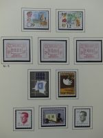 Belgien 1975-1990 postfrisch besammelt auf selbstgestalteten Seiten #LY824
