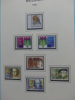 Belgien 1975-1990 postfrisch besammelt auf selbstgestalteten Seiten #LY824