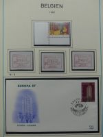 Belgien 1975-1990 postfrisch besammelt auf selbstgestalteten Seiten #LY824