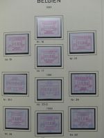 Belgien 1975-1990 postfrisch besammelt auf selbstgestalteten Seiten #LY824