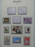 Belgien 1975-1990 postfrisch besammelt auf selbstgestalteten Seiten #LY824