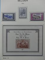 Belgien 1960-1974 postfrisch besammelt auf selbstgestalteten Seiten #LY825