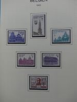 Belgien 1960-1974 postfrisch besammelt auf selbstgestalteten Seiten #LY825
