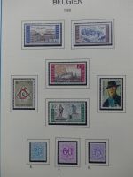 Belgien 1960-1974 postfrisch besammelt auf selbstgestalteten Seiten #LY825