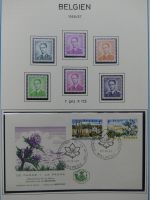 Belgien 1960-1974 postfrisch besammelt auf selbstgestalteten Seiten #LY825