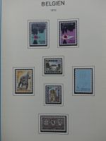 Belgien 1960-1974 postfrisch besammelt auf selbstgestalteten Seiten #LY825