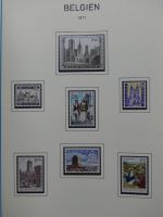 Belgien 1960-1974 postfrisch besammelt auf selbstgestalteten Seiten #LY825