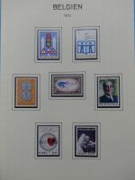 Belgien 1960-1974 postfrisch besammelt auf selbstgestalteten Seiten #LY825