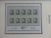Belgien 1960-1974 postfrisch besammelt auf selbstgestalteten Seiten #LY825