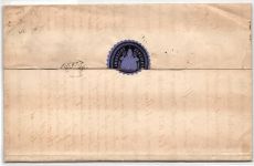 Österreich 46 auf Brief als Einzelfrankatur 5 Kr auf Trauerbrief #NG175