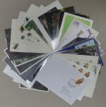 Motiv Eulen Lot von 50 Stück auf Brief Postkarte oder Sonstiges #IM878