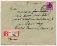 Deutsche Lokalausgaben Kiel mit Bi-Zone Nr. 7 auf Brief gepr. Zierer BPP #NG709