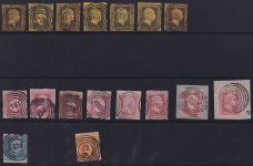 Preussen Lot mit sauberen Nummerstempeln postfrisch Attest Ströh BPP #NG779