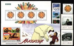 Dänemark Grönland Jahrgang 2011 ohne selbstklebenden Marken postfrisch #NI884