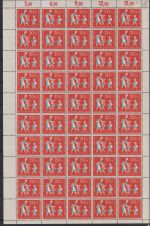 BRD Bund 250-251 inkl. PF I postfrisch als Bogen, 250 PF I (Feld 9) #NG999