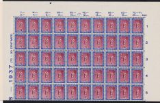 Luxemburg 303-308 postfrisch 100 Sätze im Bogenteil, 2.200,-€ KW #NJ454