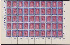 Luxemburg 303-308 postfrisch 100 Sätze im Bogenteil, 2.200,-€ KW #NJ454