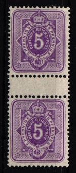 Deutsches Reich 40 II ZS postfrisch geprüft Wiegand BPP #NJ762