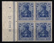 Deutsches Reich 87 II c HAN postfrisch H 4513.17, Befund Jäschke #NJ817