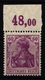 Deutsches Reich 92 II a P OR postfrisch geprüft Zenker BPP #NJ849