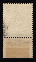 Deutsches Reich 45 d postfrisch gepr. Zenker BPP u.a., Falz im Unterrand #NJ782