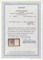 Deutsches Reich 46 b postfrisch Attest Zenker BPP #NJ785