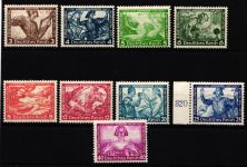Deutsches Reich 499 A -507 A postfrisch 505 in B, geprüft Schlegel BPP #NJ947