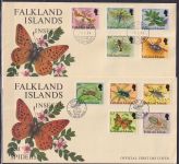 Falkland-Inseln FDC 390-404 als Ersttagsbrief #NK460