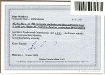 Deutsches Reich 103 c HAN postfrisch H 2502.19, Befund Weinbuch BPP #NL026