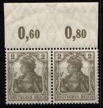 Deutsches Reich 102 x P OR postfrisch im Paar, geprüft Infla Berlin #NL032
