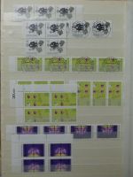 BRD Bund Lager Ecken und zentr. Vesandstellenstempel im Einsteck Album #LY968