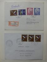 BRD Bund mit Anfängen gestempelt besammelt im Leuchtturm Binder #LY994