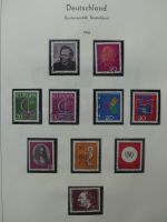 BRD Bund mit Anfängen gestempelt besammelt im Leuchtturm Binder #LY994