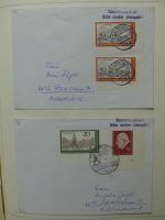 BRD Bund mit Anfängen gestempelt besammelt im Leuchtturm Binder #LY994