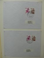 BRD Bund mit Anfängen gestempelt besammelt im Leuchtturm Binder #LY994