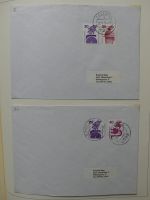 BRD Bund mit Anfängen gestempelt besammelt im Leuchtturm Binder #LY994