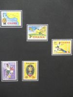 Ghana postfrisch besammelt in2 Borek Alben #LZ036