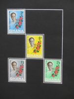 Ghana postfrisch besammelt in2 Borek Alben #LZ036